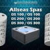 Allseas Spas Filter Alternative - DS 100 - DS 200 - DS 300 - OS 100 - OS 200 - OS 300 - PWW50L - 40508 42522 - O250 - SC757