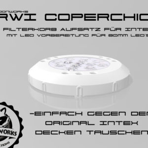 Intex Whirlpool Deckel RWI COPERCHIO LED Dauerfilter Filterpatronengehaeuse Filterballs Filter