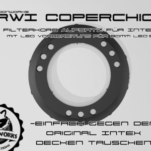 Intex Whirlpool Deckel RWI COPERCHIO LED Dauerfilter Filterpatronengehaeuse Filterballs Filter Black2