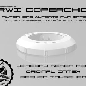 Intex Whirlpool Deckel RWI COPERCHIO LED Dauerfilter Filterpatronengehaeuse Filterballs Filter White1