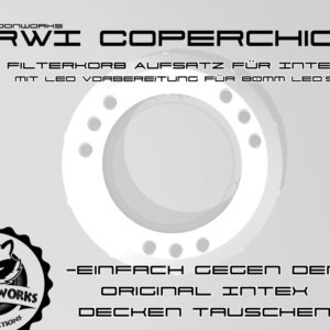 Intex Whirlpool Deckel RWI COPERCHIO LED Dauerfilter Filterpatronengehaeuse Filterballs Filter White2