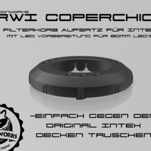 Intex Whirlpool Deckel RWI COPERCHIO LED Dauerfilter FilterpatronengehaeuseFilterballs Filter Black1