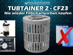 Kirami Tubtainer2 - CF23 - Filter - Alternative - Filterbaelle - Ersatzfilter - Water-Walker Unterwasserlaufband - EAN: 6430036755119